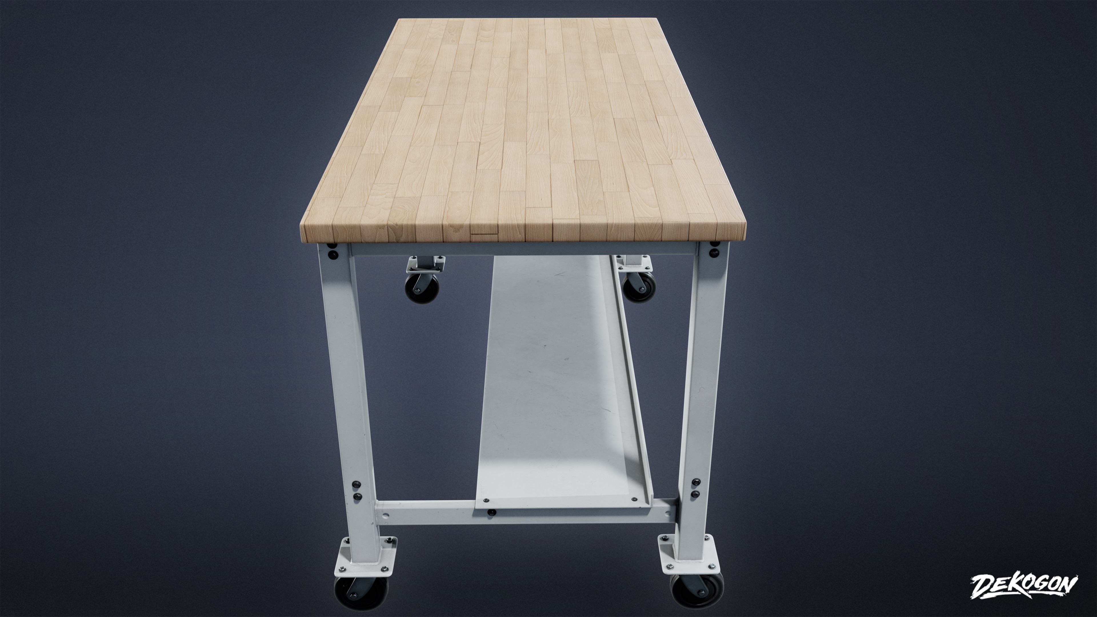 JOBSITE - Table Board 01 - LOW POLY AND NANITE Low-poly 3D model_2