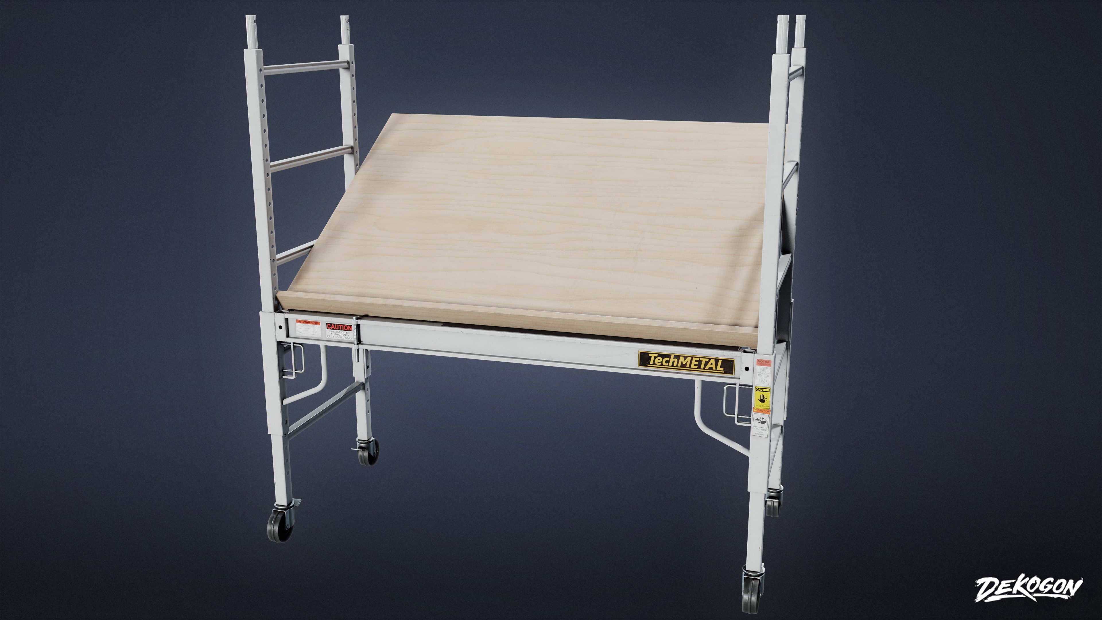 JOBSITE - Table Board 01 - LOW POLY AND NANITE Low-poly 3D model_1