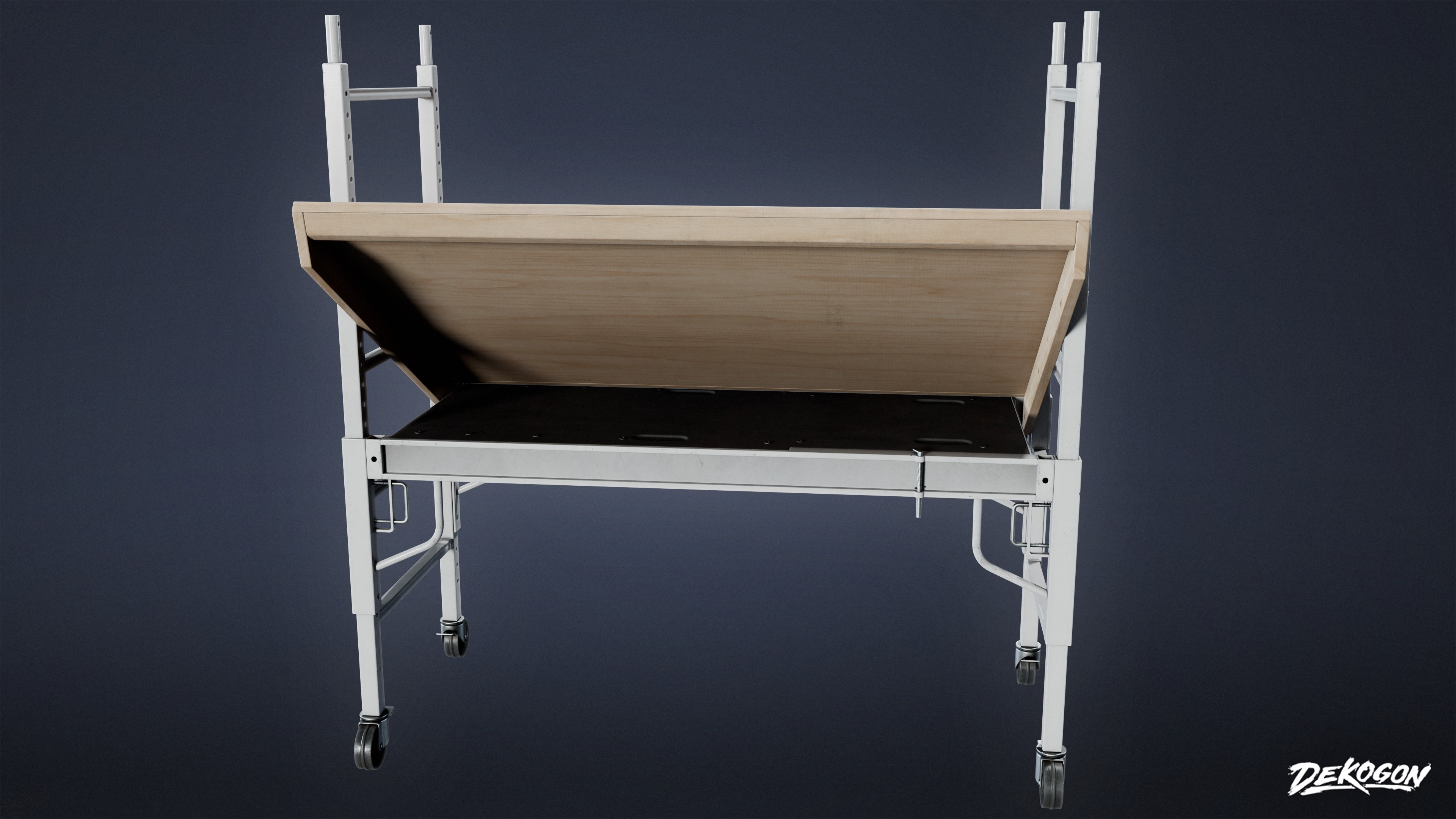 JOBSITE - Table Board 01 - LOW POLY AND NANITE Low-poly 3D model_5