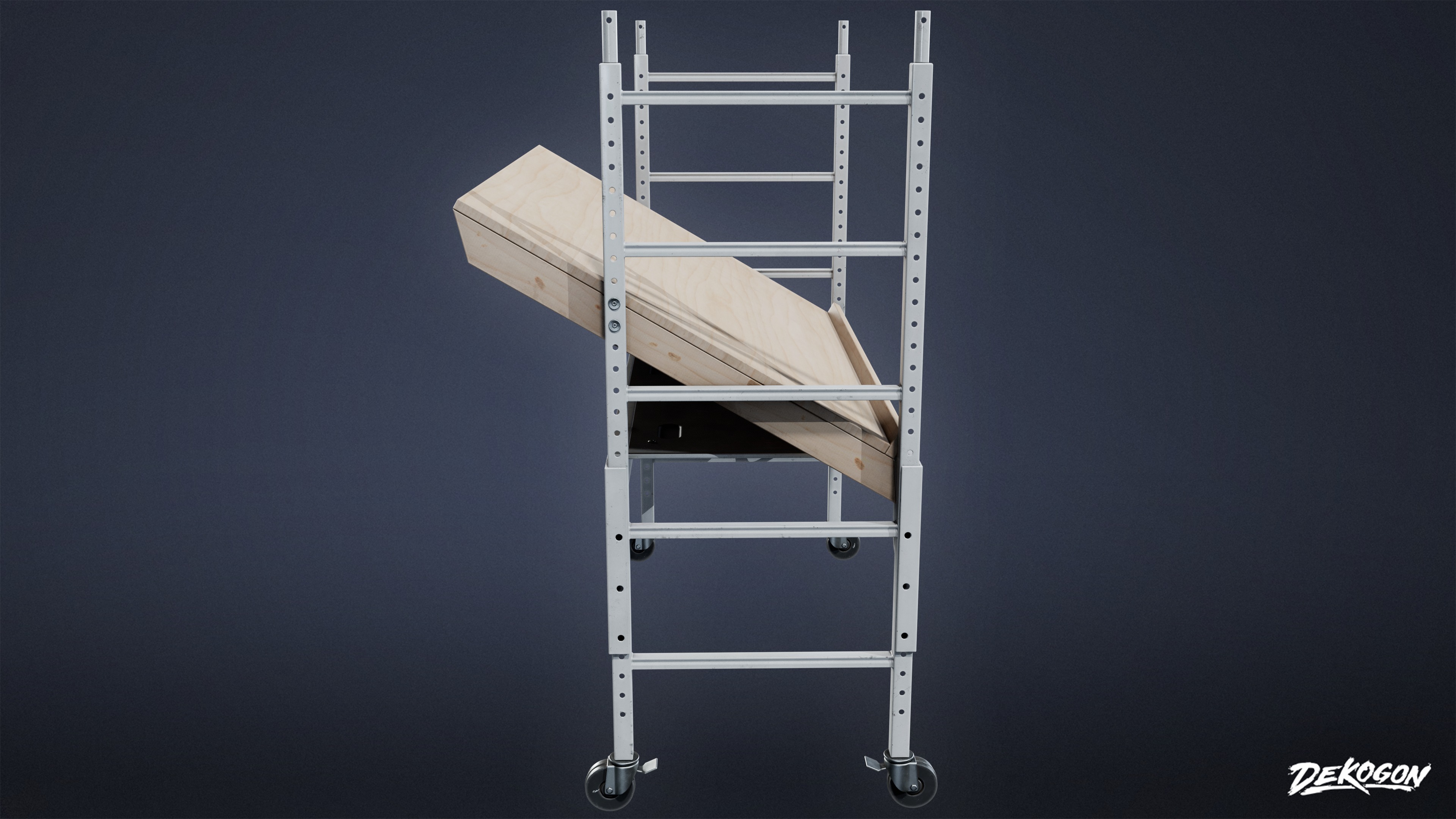 JOBSITE - Table Board 01 - LOW POLY AND NANITE Low-poly 3D model_4