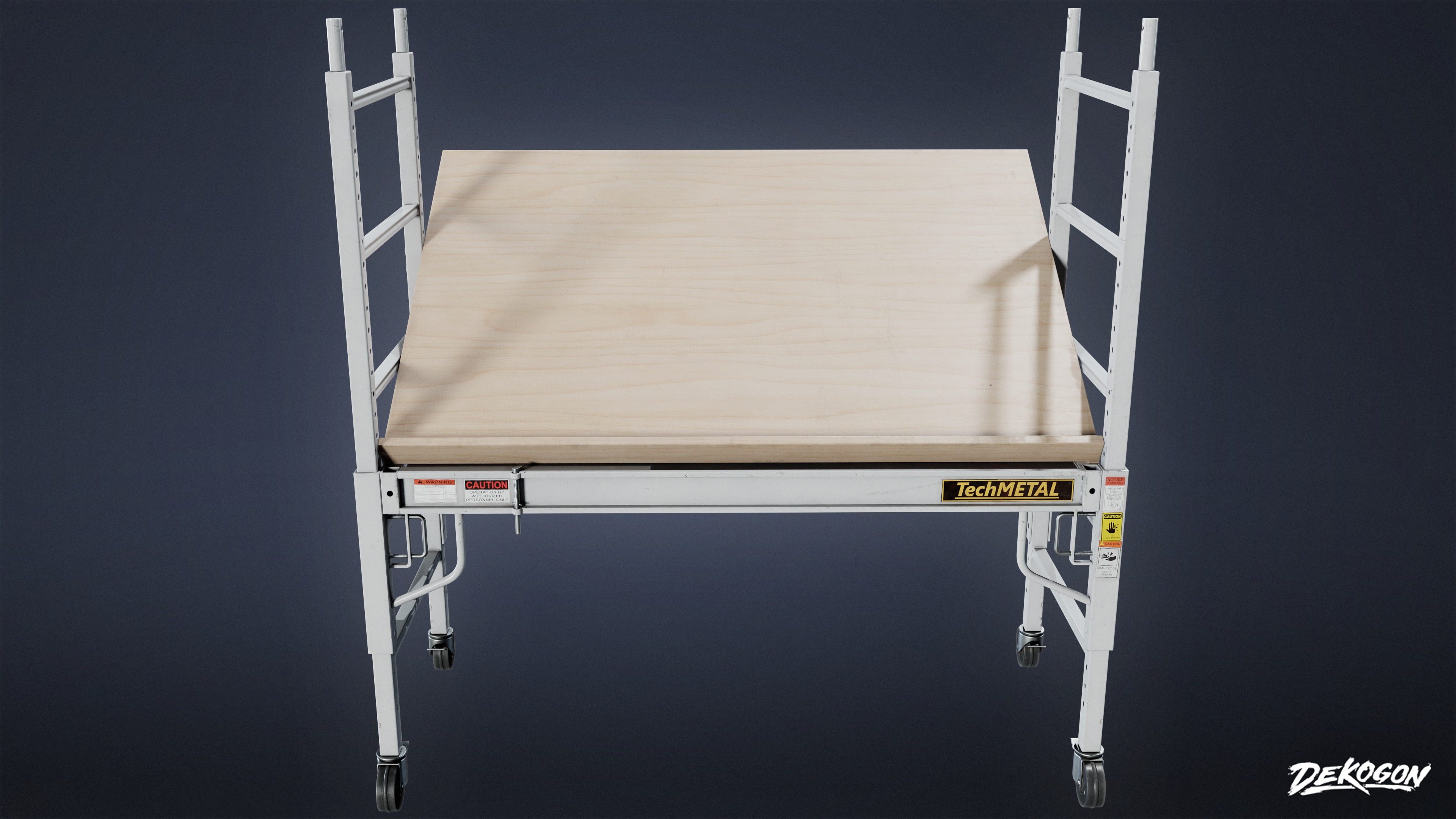 JOBSITE - Table Board 01 - LOW POLY AND NANITE Low-poly 3D model_3