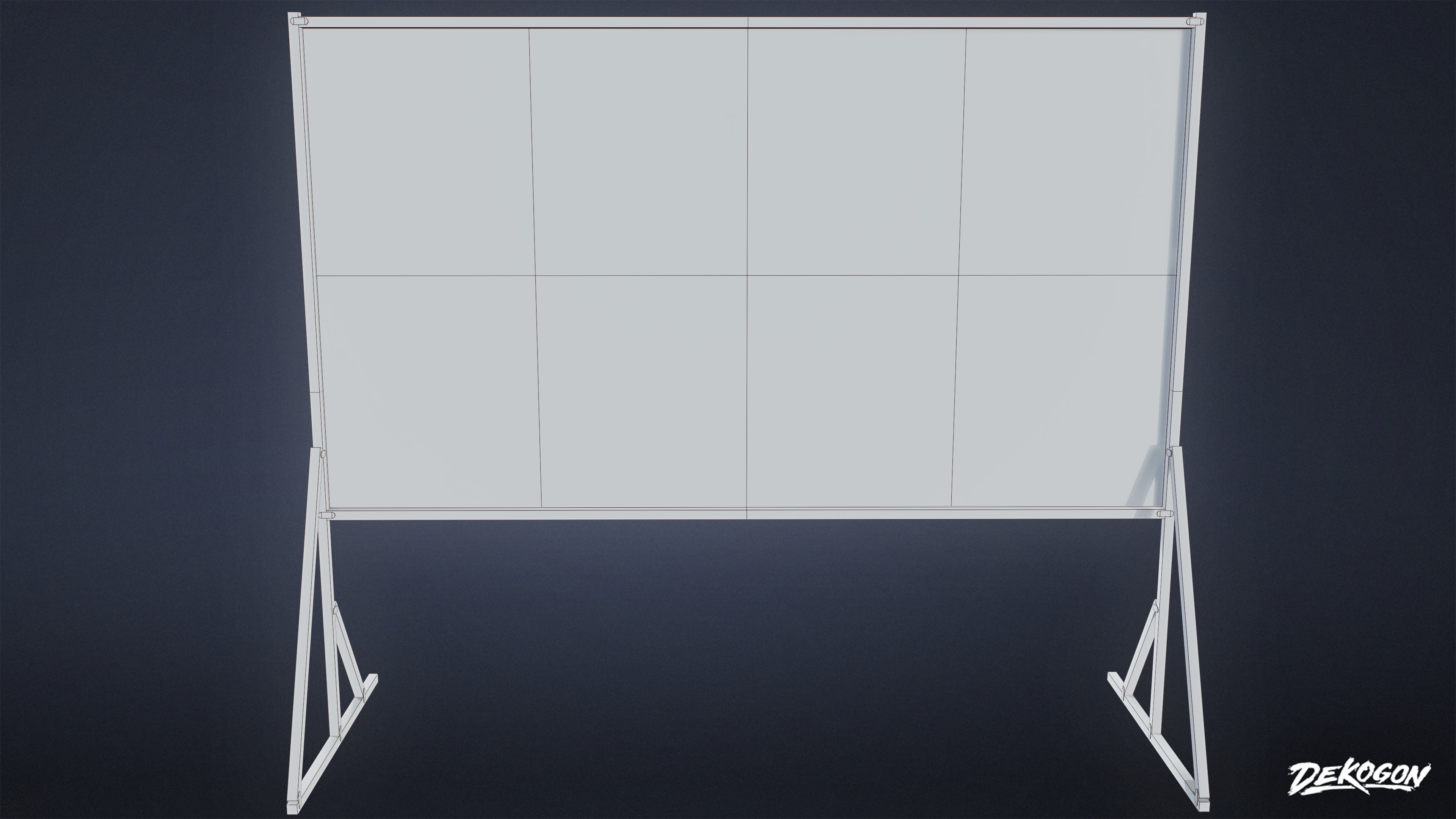 JOBSITE - Theatre Screen 01 - LOW POLY AND NANITE Low-poly 3D model_7