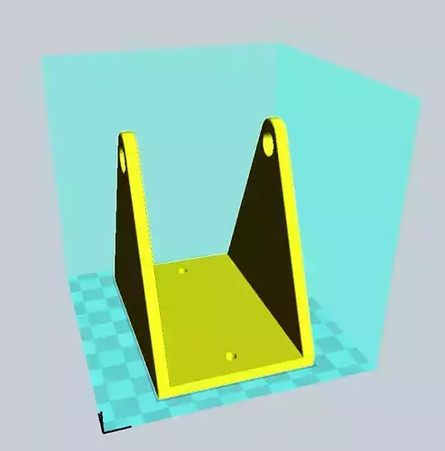 Wall Support for electric scooter 3D print model
