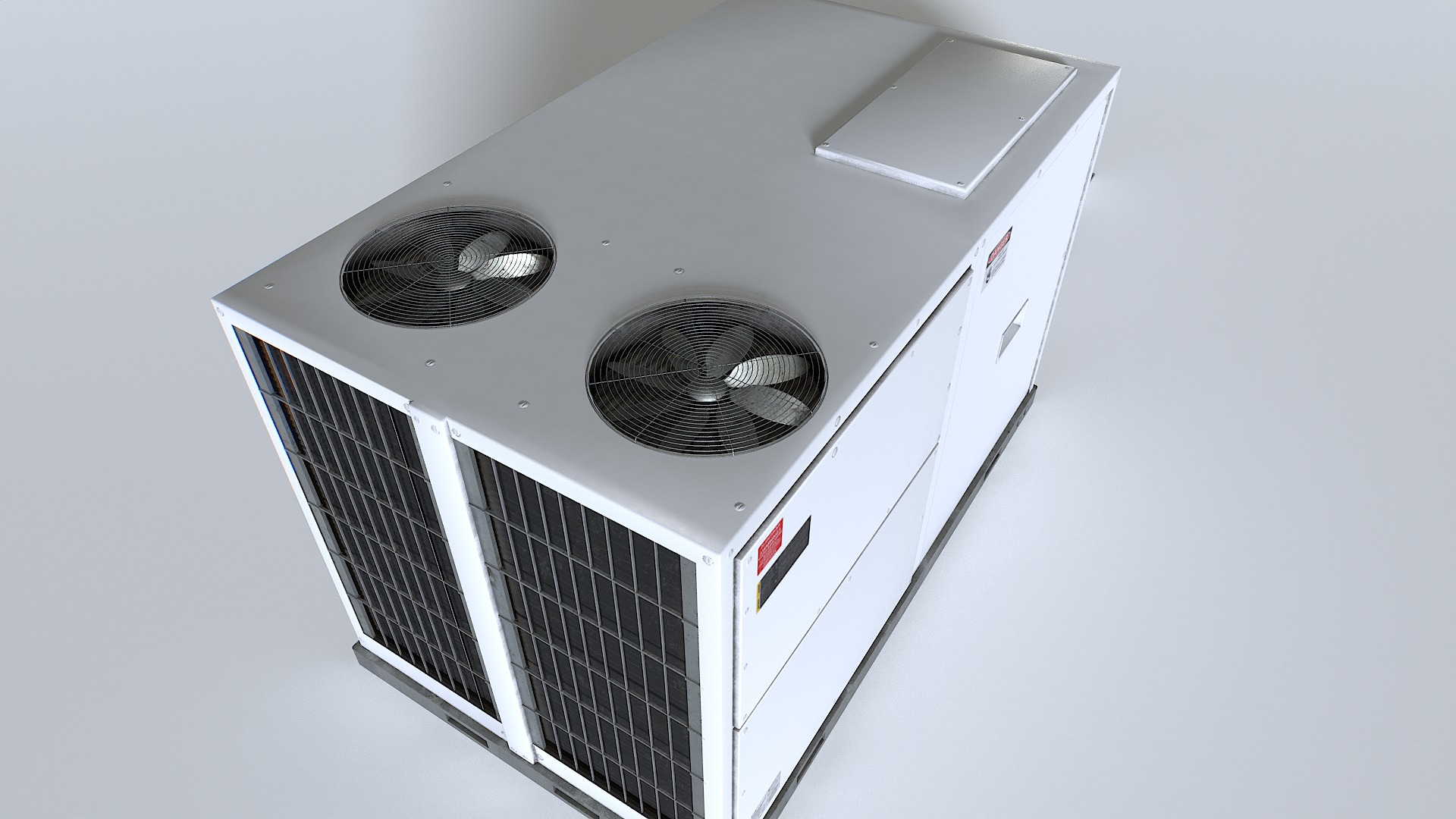 3D model Rooftop AC hvac unit VR / AR / low-poly | CGTrader