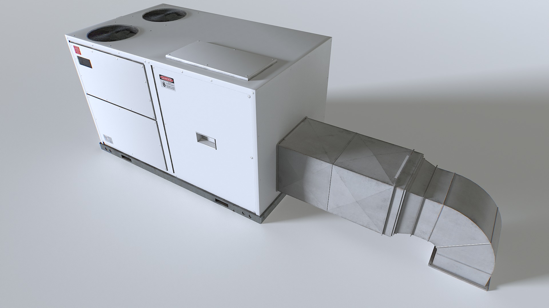 3D model Rooftop AC hvac unit VR / AR / low-poly | CGTrader
