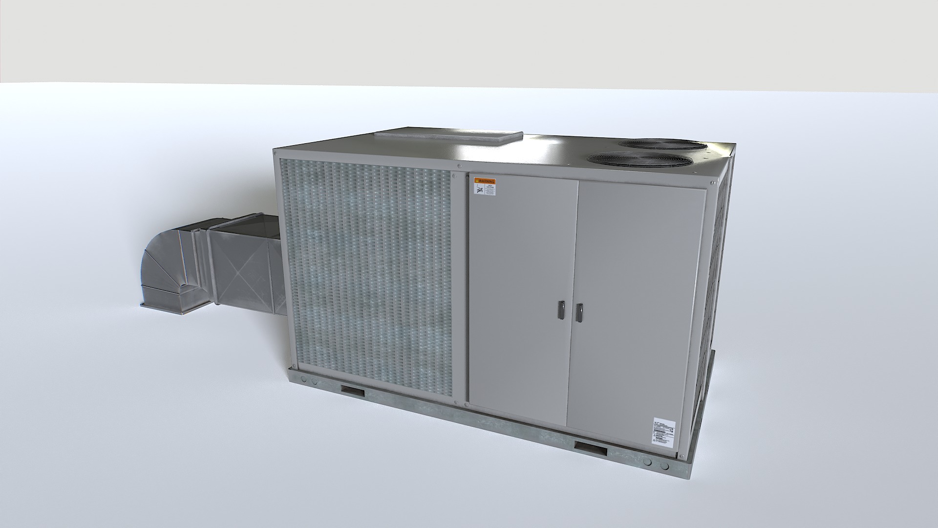3D model Rooftop AC hvac unit VR / AR / low-poly | CGTrader