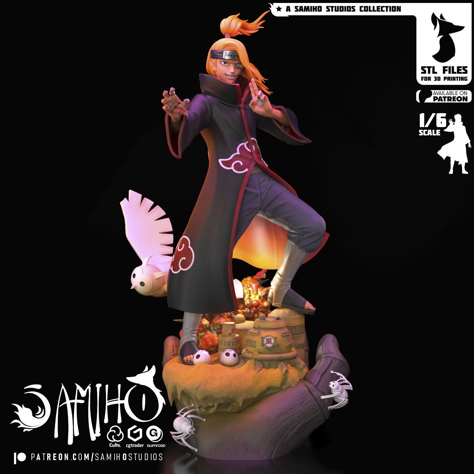 Samiho Studios - Akatsuki Bundle II  - STLs ready for printing 3D print model_1