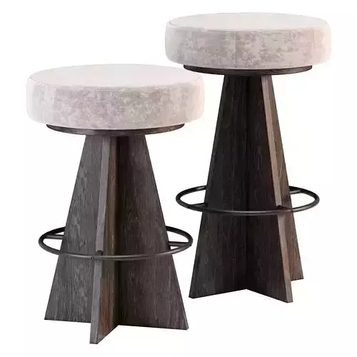 westelm eguzki swivel bar counter stools