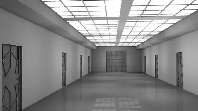 Sci Fi Corridor Interior