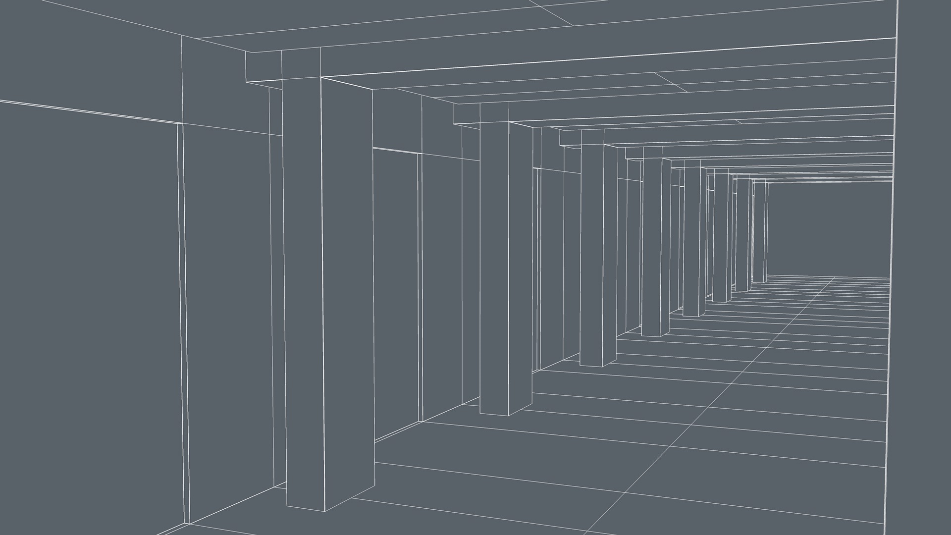 Sci Fi Corridor 3D model_15