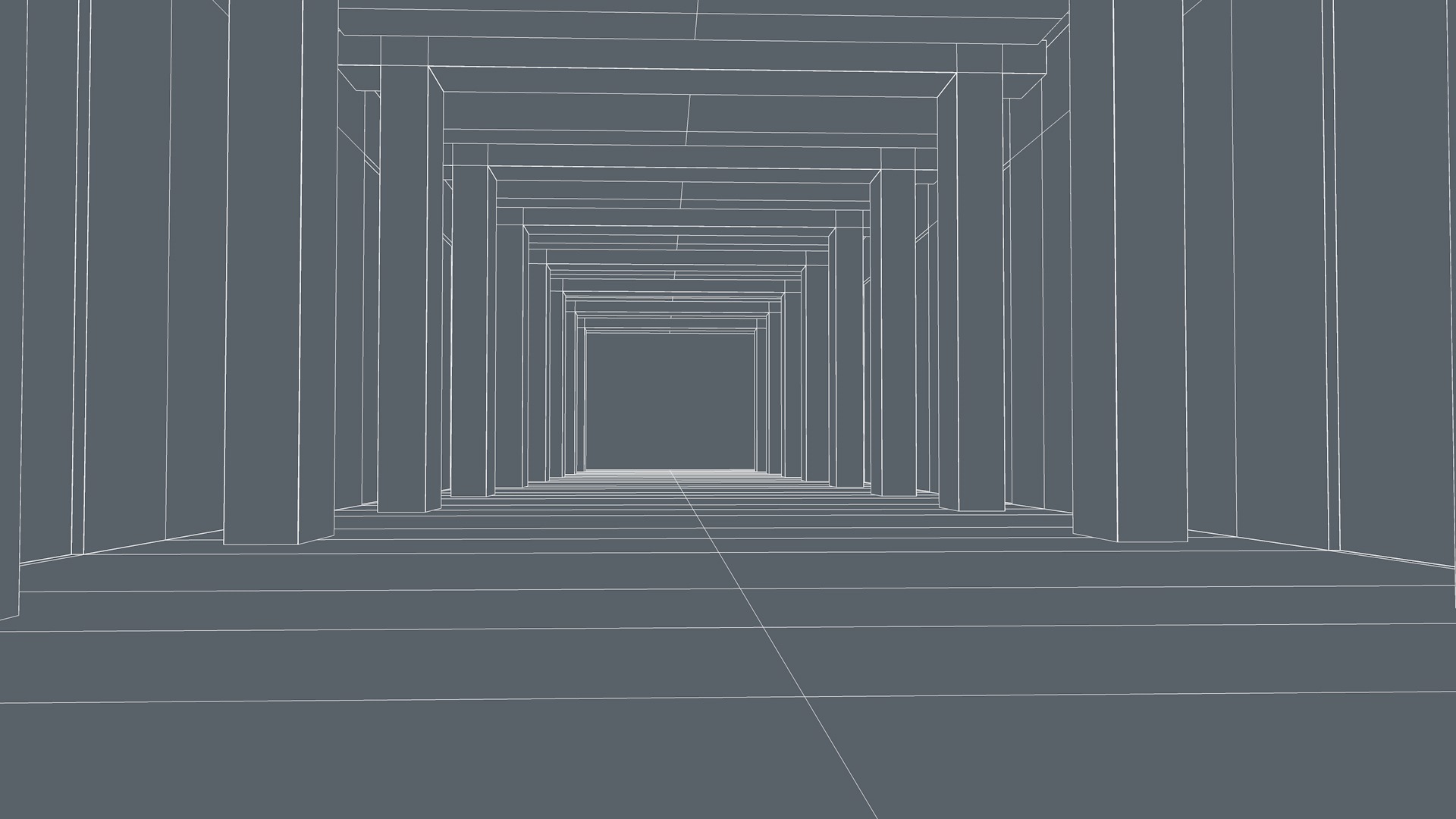 Sci Fi Corridor 3D model_14