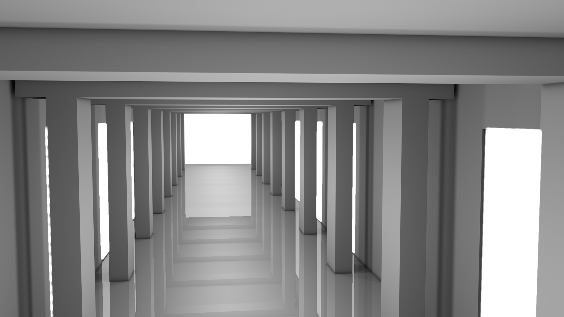 Sci Fi Corridor 3D model_5