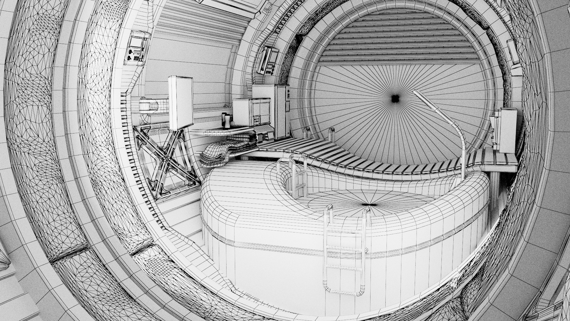 Spaceship Bathroom 3D model_6