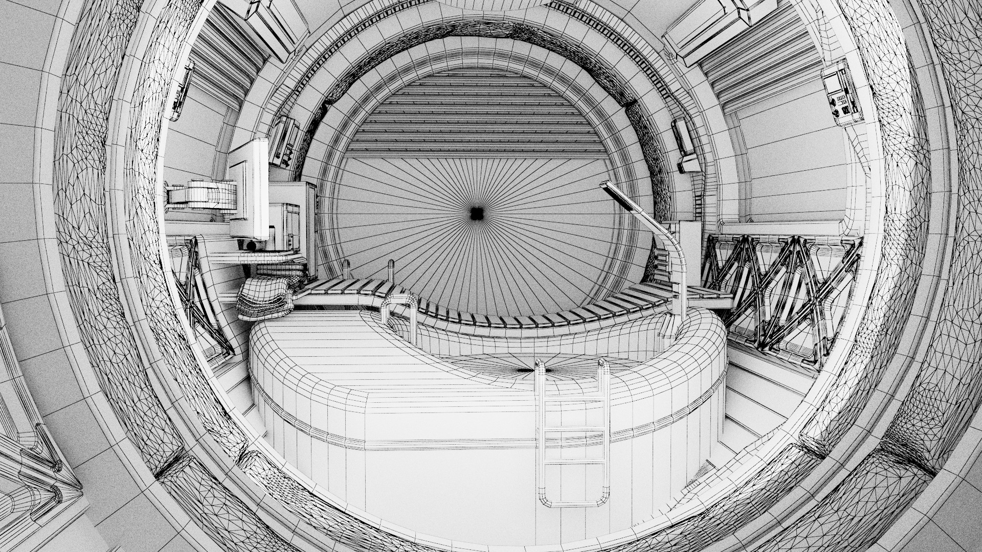 Spaceship Bathroom 3D model_7