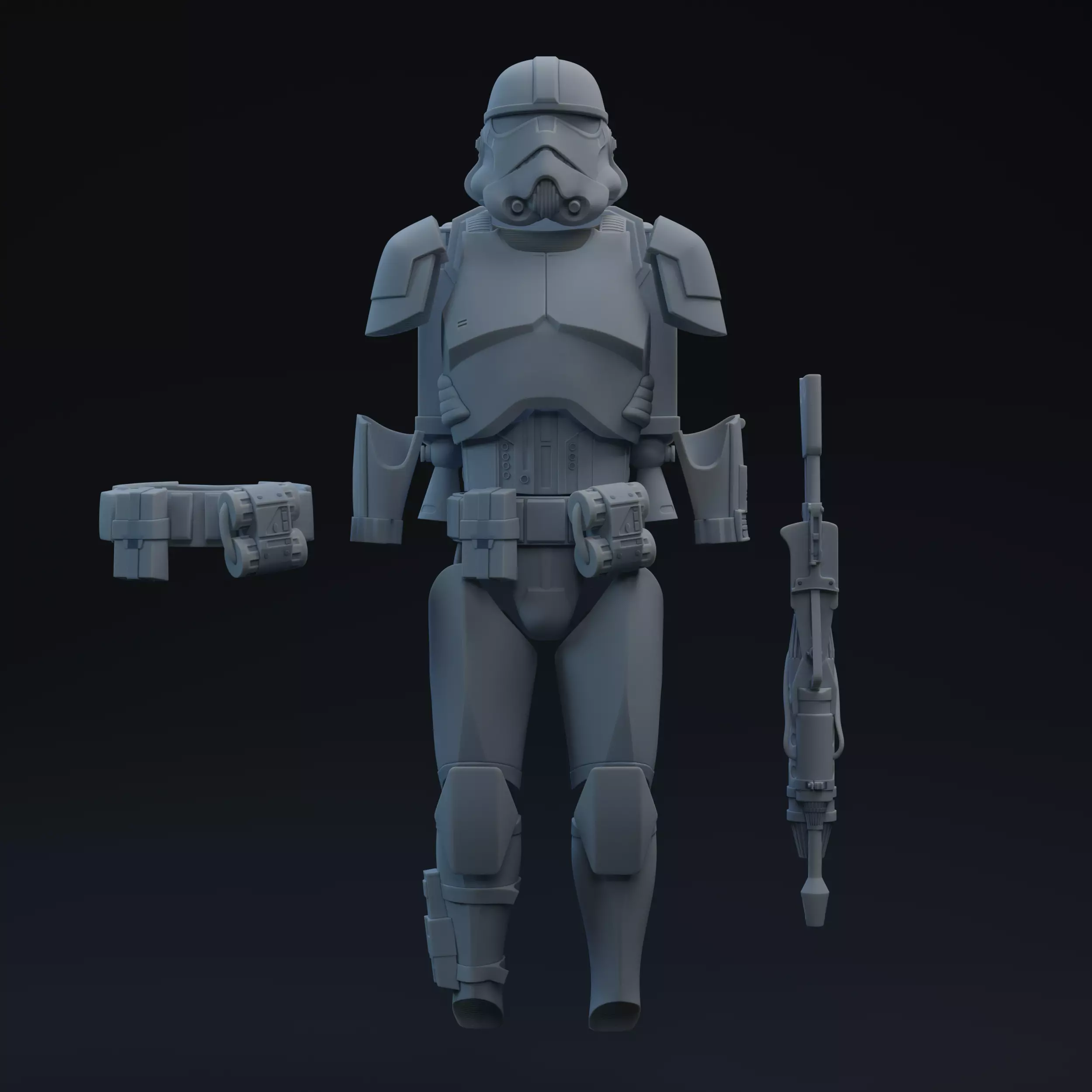 FU Trition Jumptrooper One-Twelfth Scale Kit 3D print model 3D print model_0