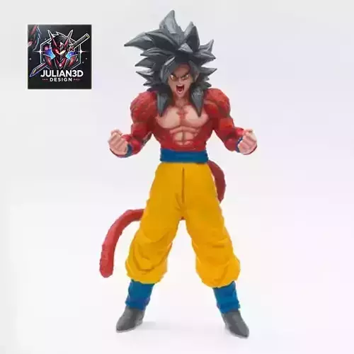 Goku ssj4 Dragon Ball GT 3D print model