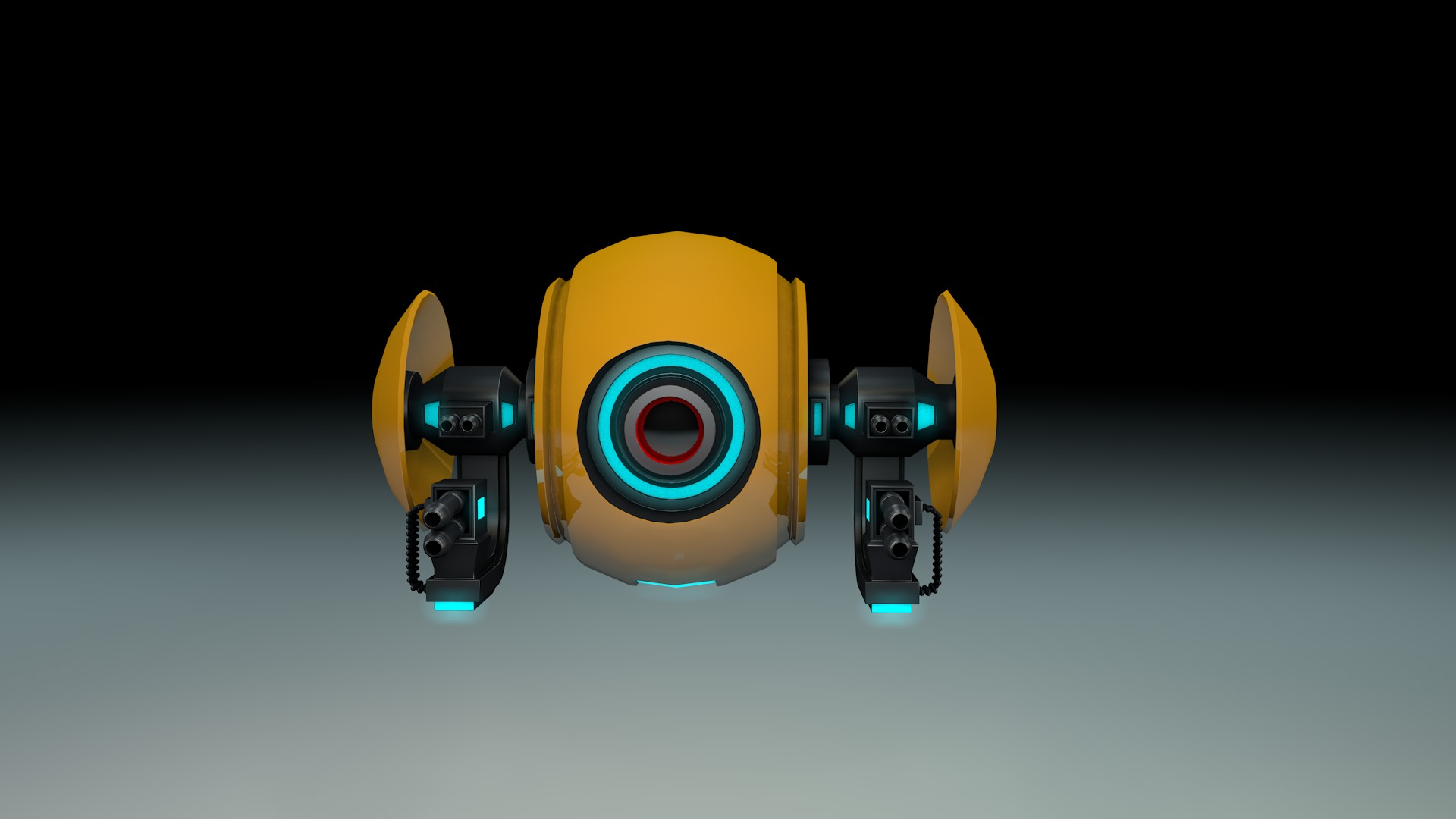Sci Fi Drone 3D model_5