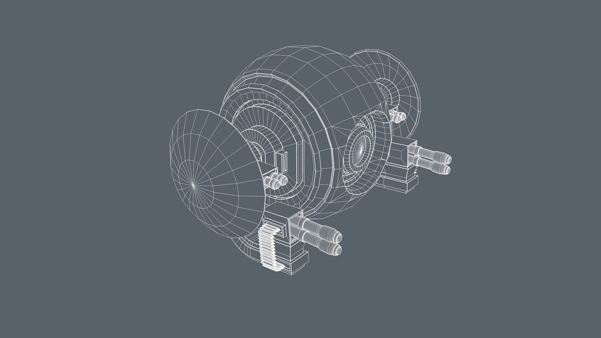 Sci Fi Drone 3D model_9