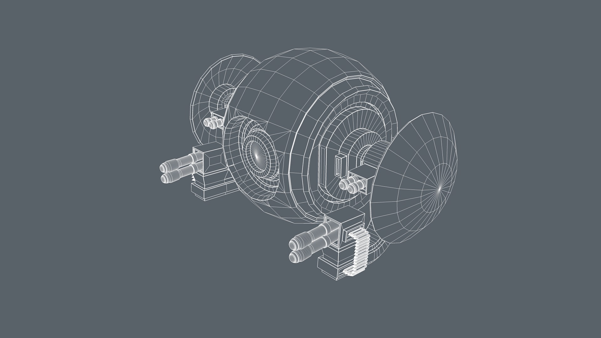 Sci Fi Drone 3D model_12