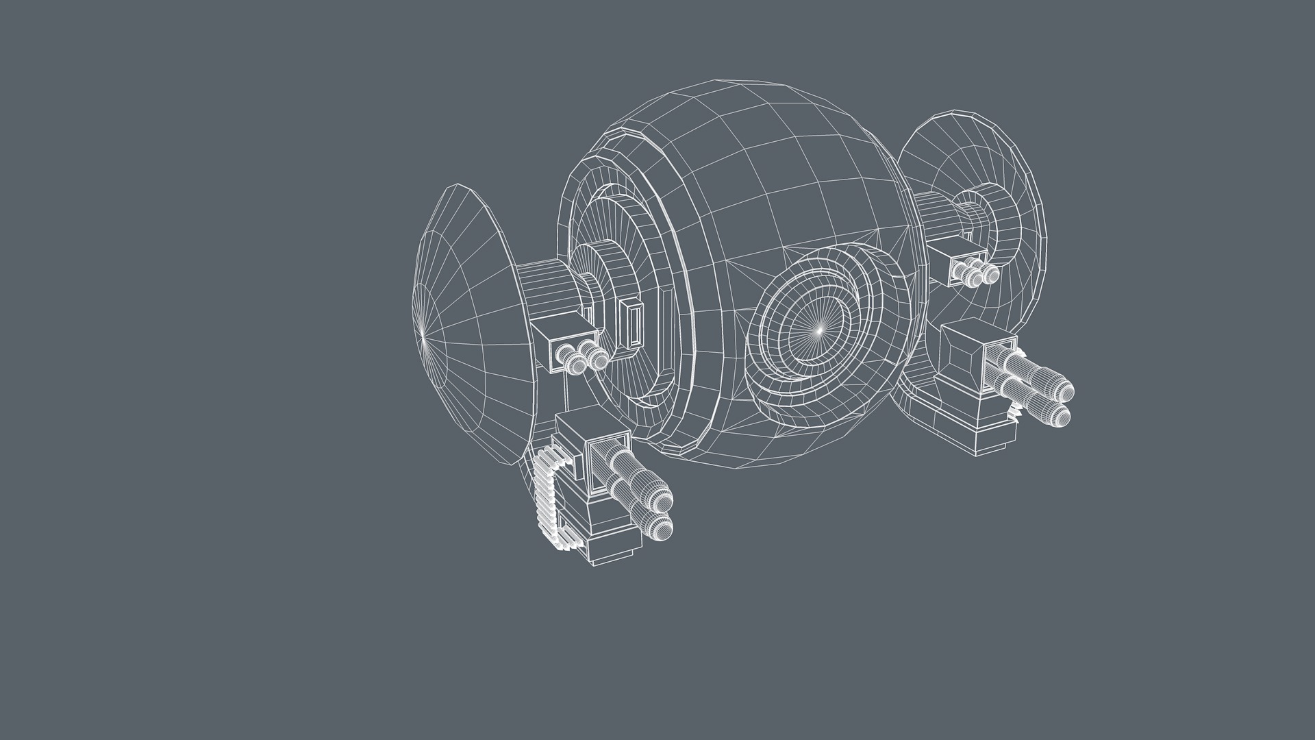 Sci Fi Drone 3D model_8