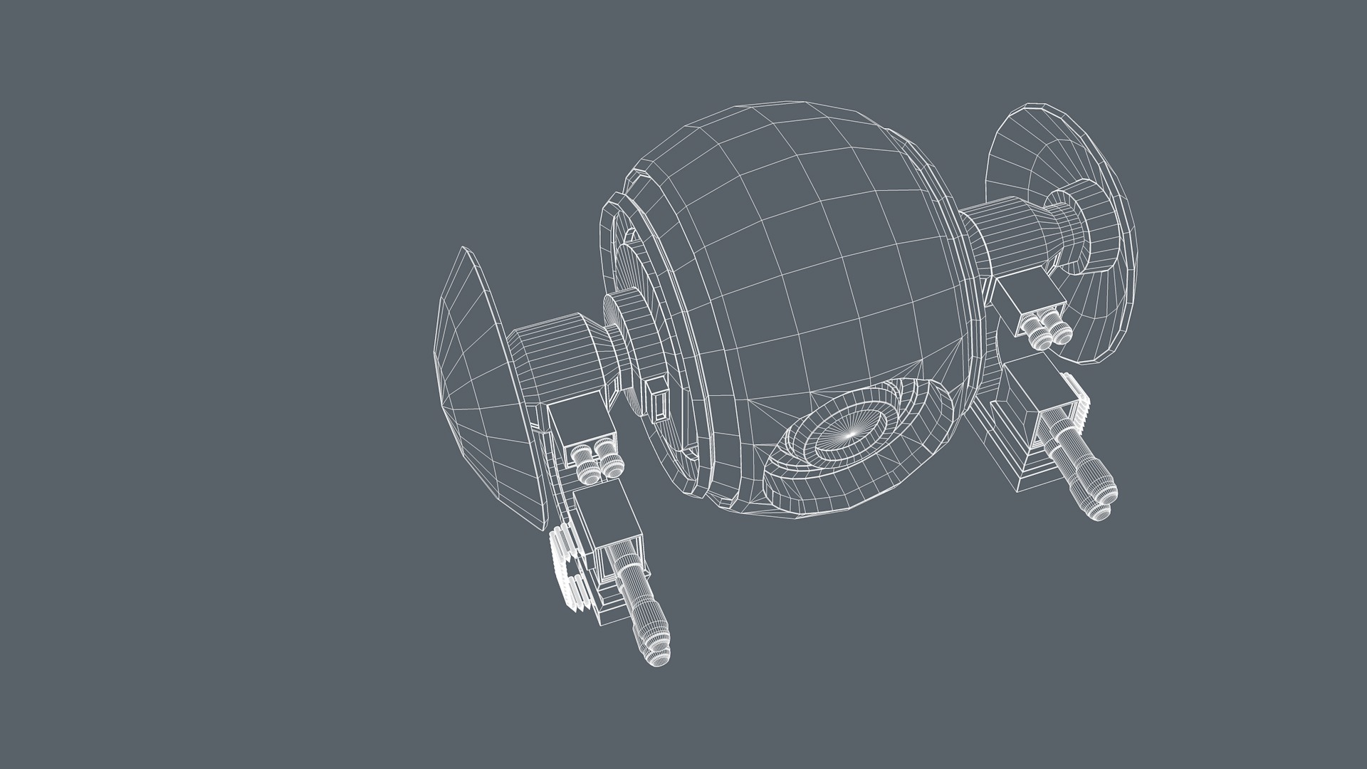 Sci Fi Drone 3D model_10