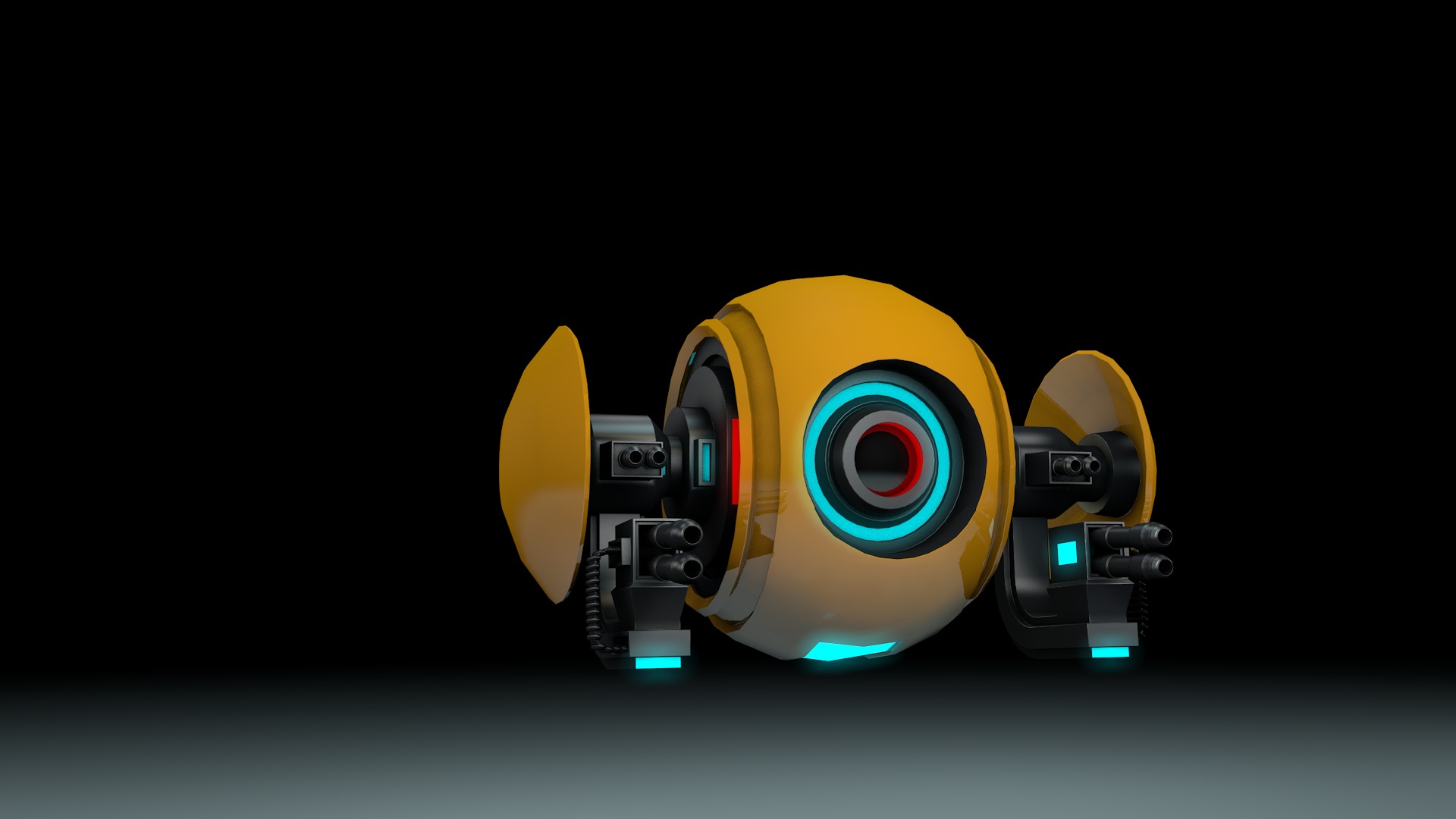 Sci Fi Drone 3D model_3