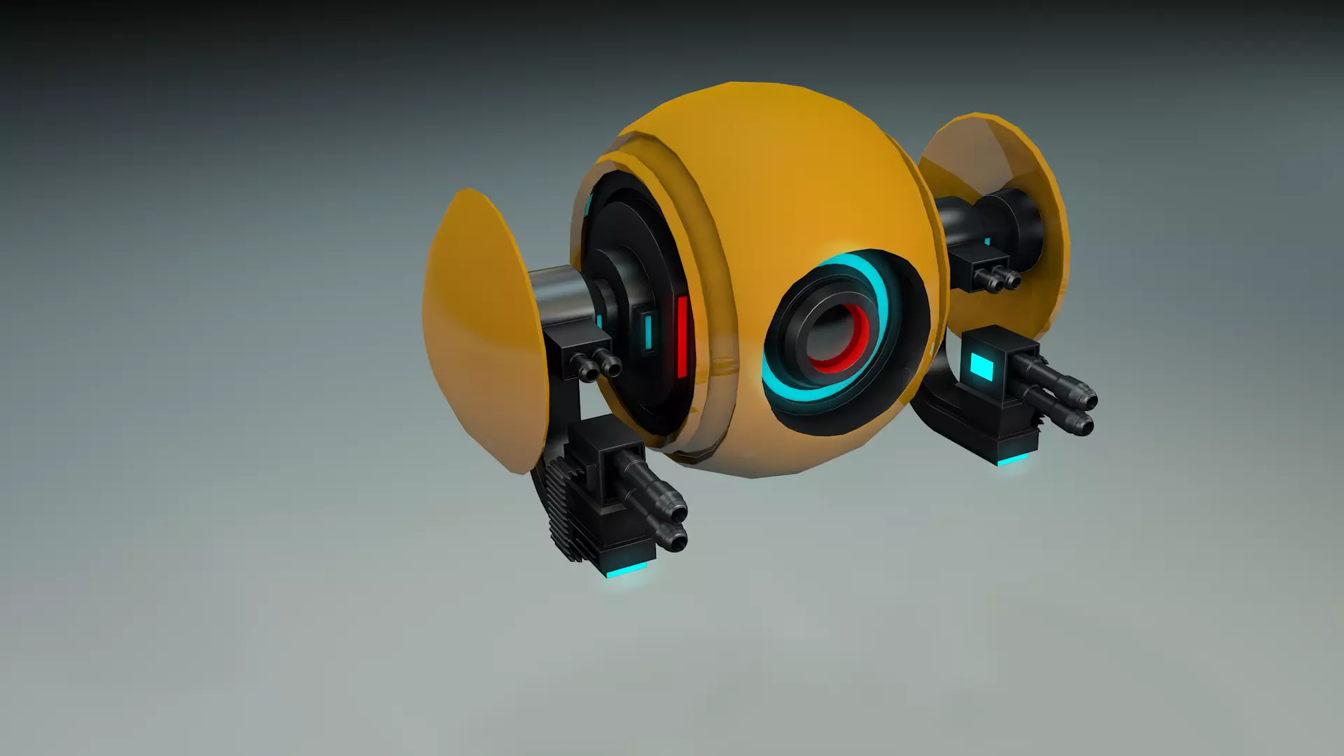 Sci Fi Drone 3D model_0