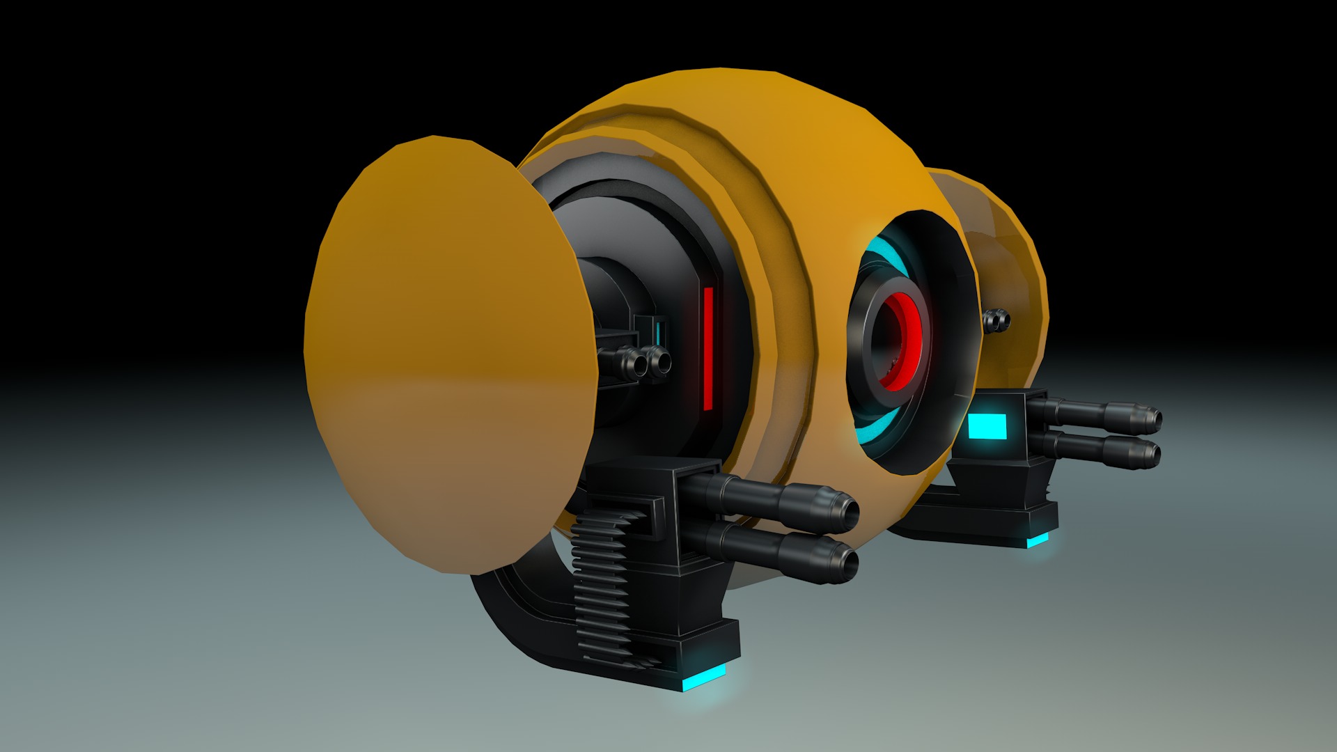Sci Fi Drone 3D model_7