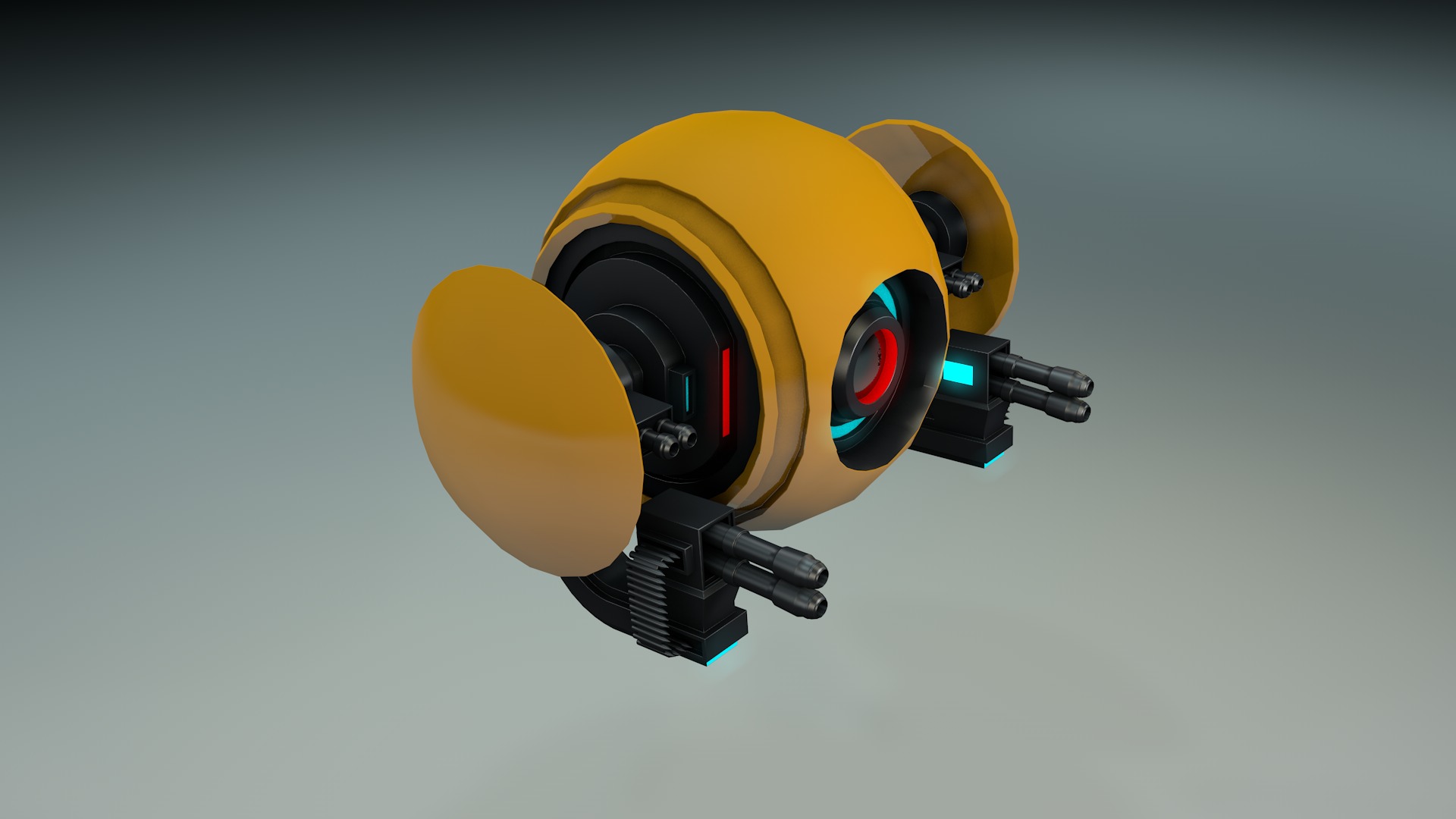 Sci Fi Drone 3D model_1
