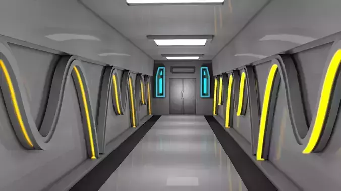 Sci Fi Hallway