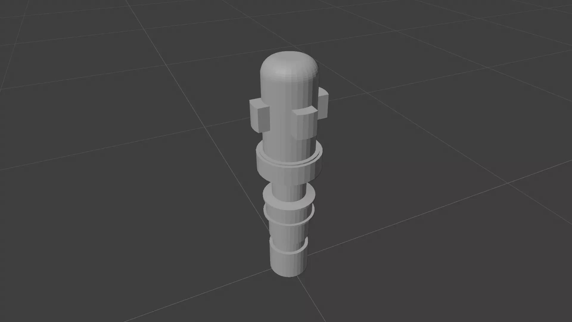 Void Decoration Pilar Low-poly 3D model_0