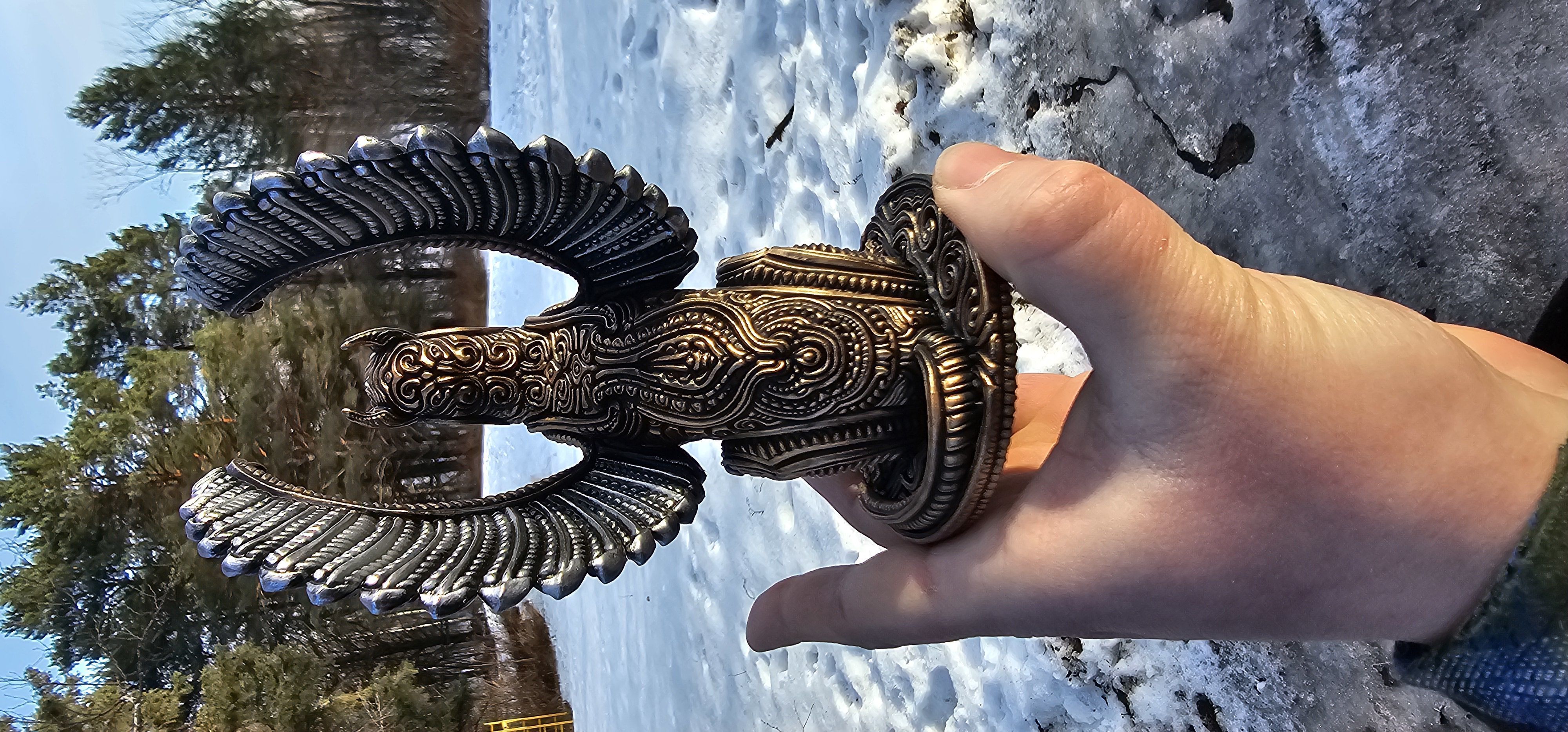 Griffin 3D print model_3