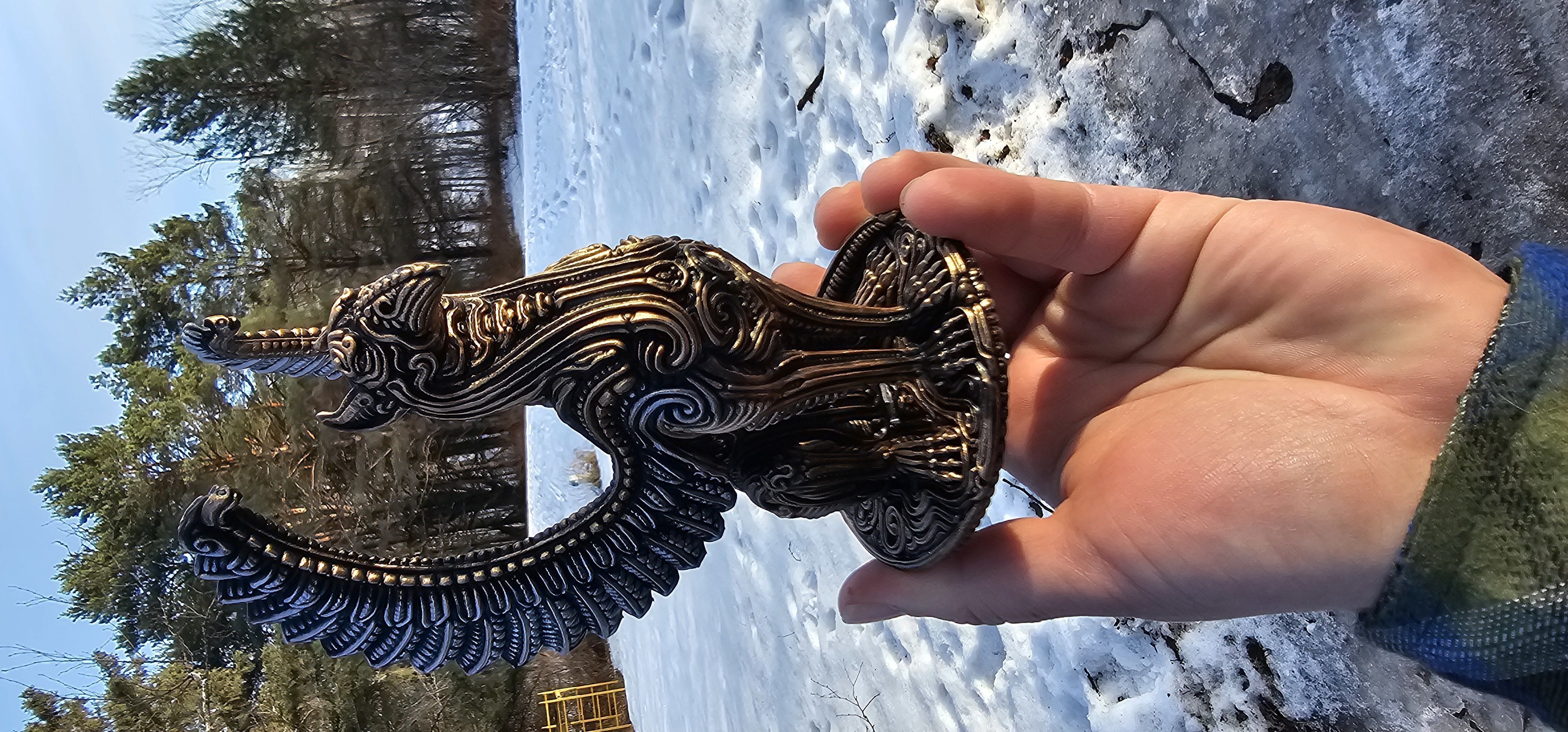 Griffin 3D print model_1