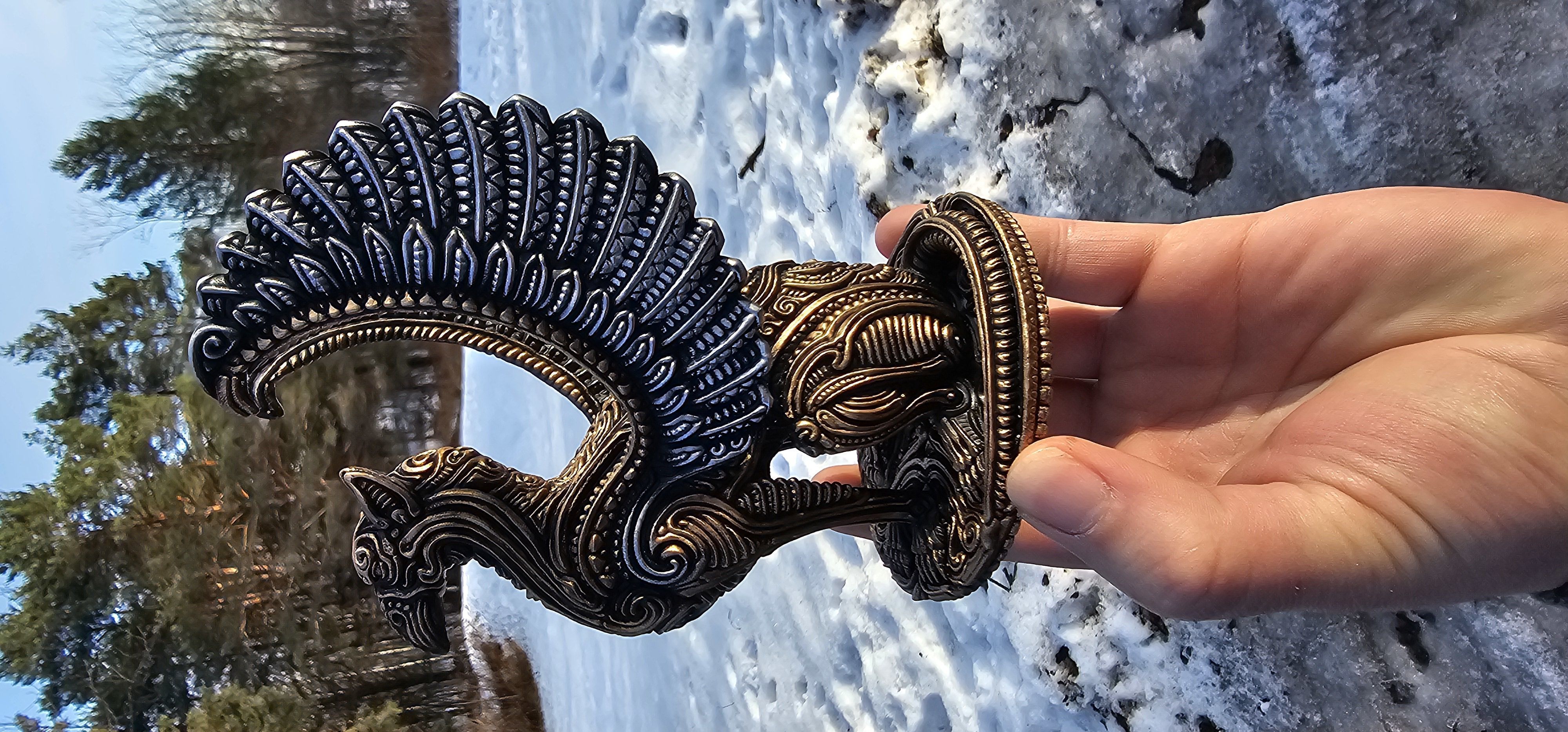 Griffin 3D print model_4