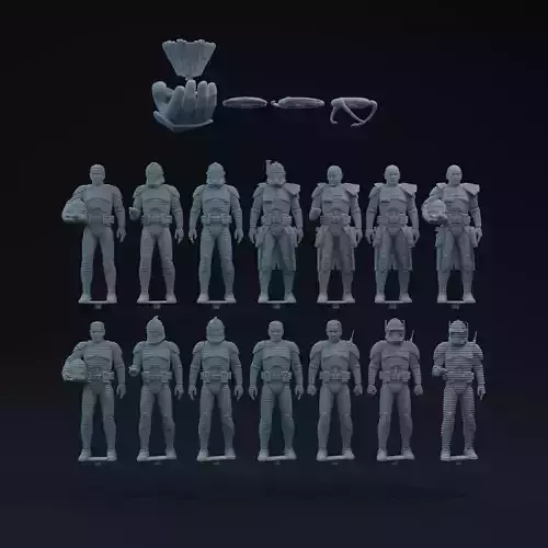 Clone Holo Hands One-Twelfth Scale Print Files