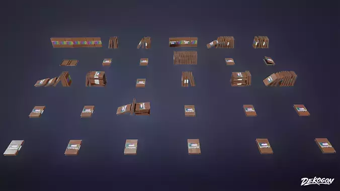 JOBSITE - VHS Tape Set 01 - LOW POLY AND NANITE