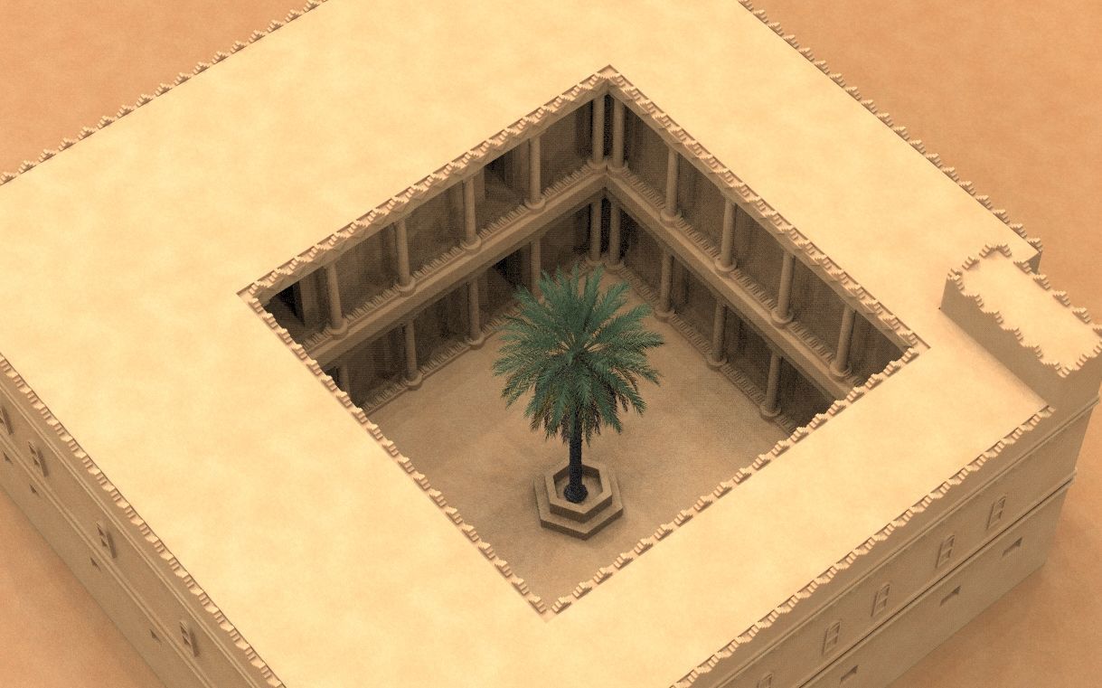 3D Design of Qasr Al-Murabba Sudia Arbia KSA 3D model_2