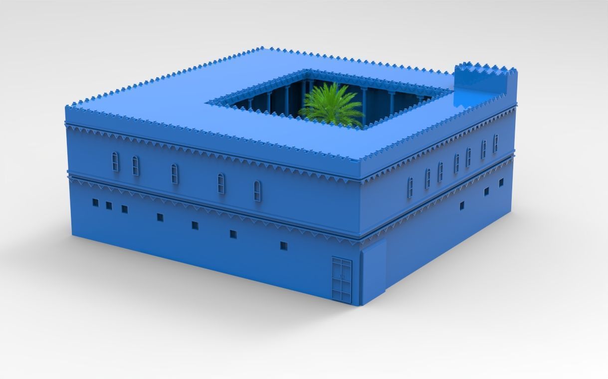 3D Design of Qasr Al-Murabba Sudia Arbia KSA 3D model_11
