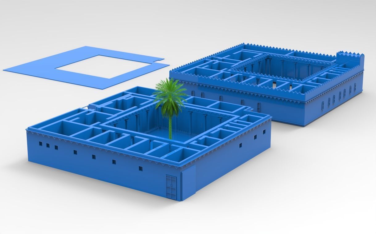 3D Design of Qasr Al-Murabba Sudia Arbia KSA 3D model_9