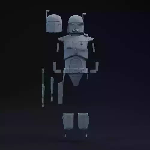 Concept Boba One-Twelfth Scale Printable Kit