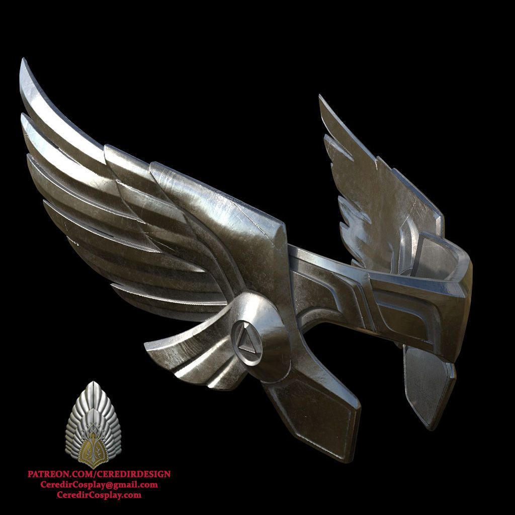 Thor Marvel Rivals Helmet 3D DIGITAL DOWNLOAD 3D print model_1