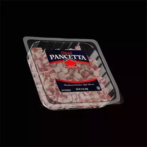 Diced Pancetta 3D model