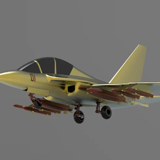 Yakovlev Yak-130 3D print model_1