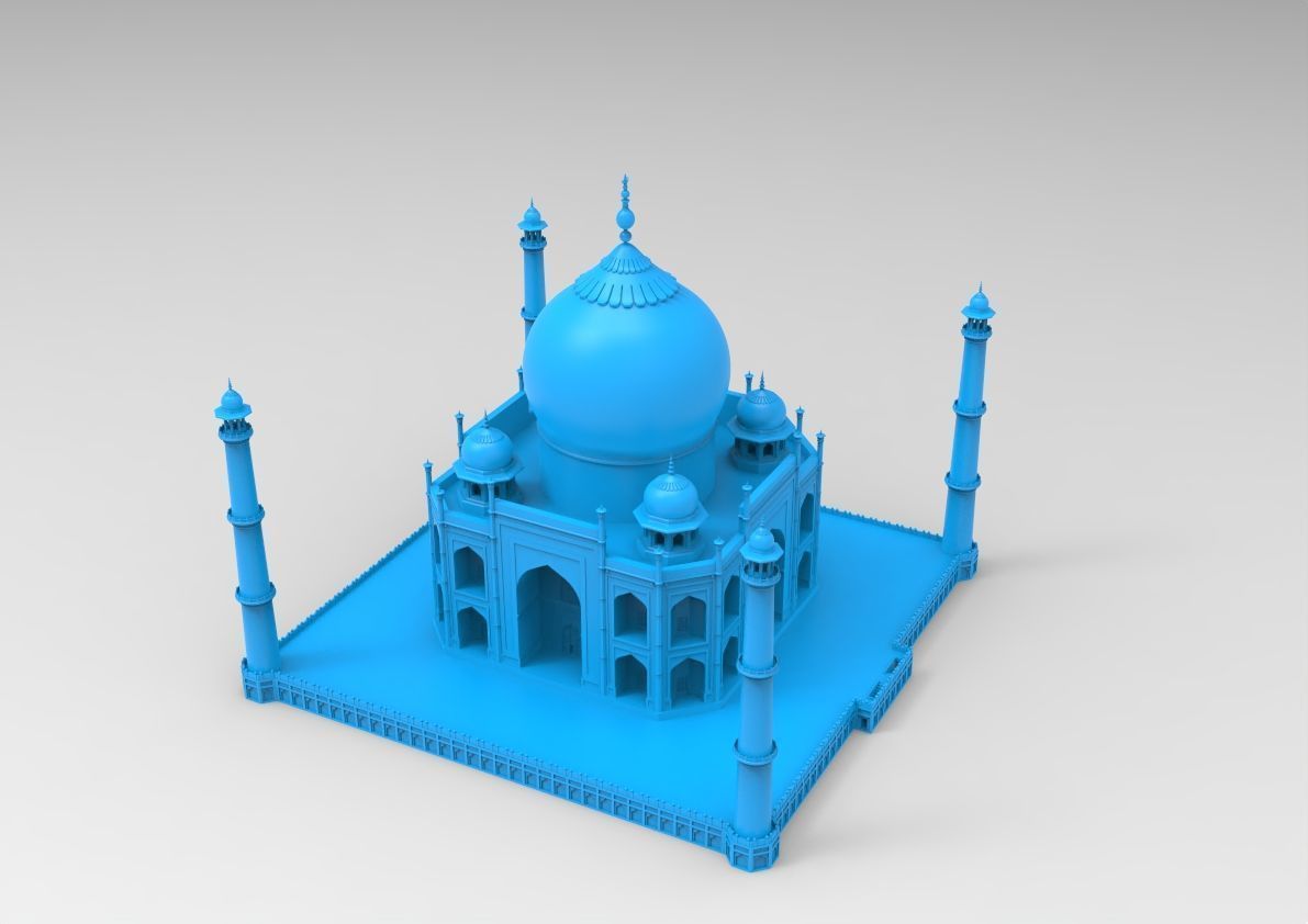 3D Design of the Taj Mahal 3D print model