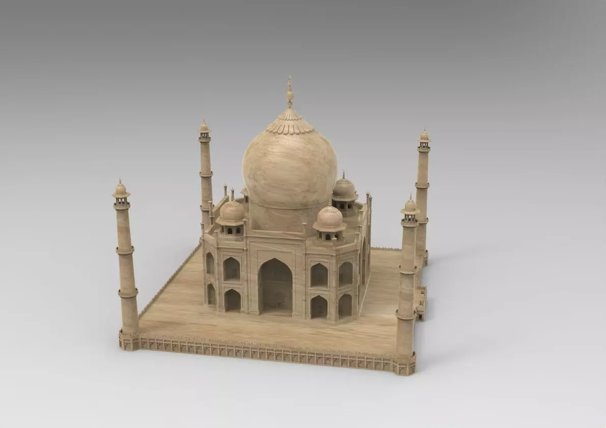 3D Design of the Taj Mahal 3D print model
