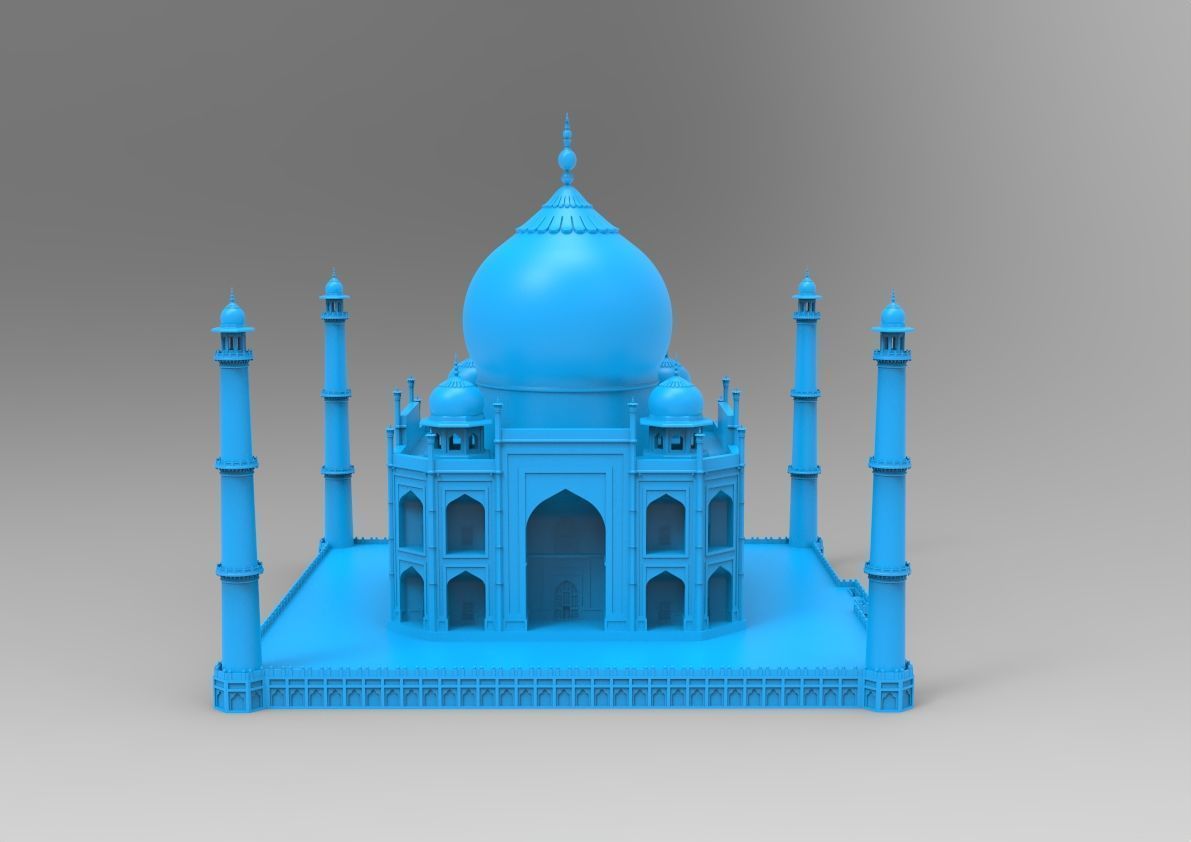 3D Design of the Taj Mahal 3D print model