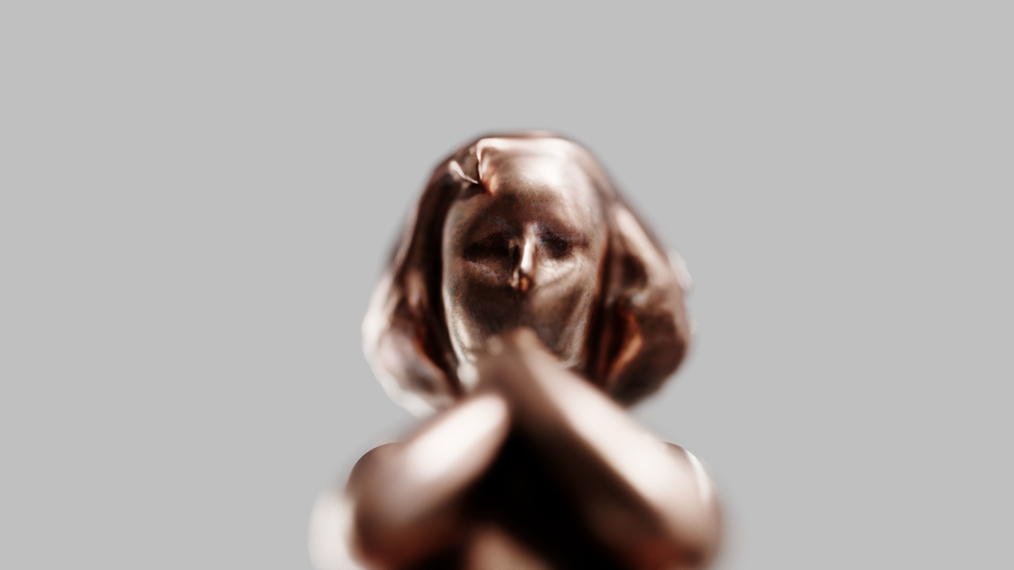 Girl Statuette 3D model_14