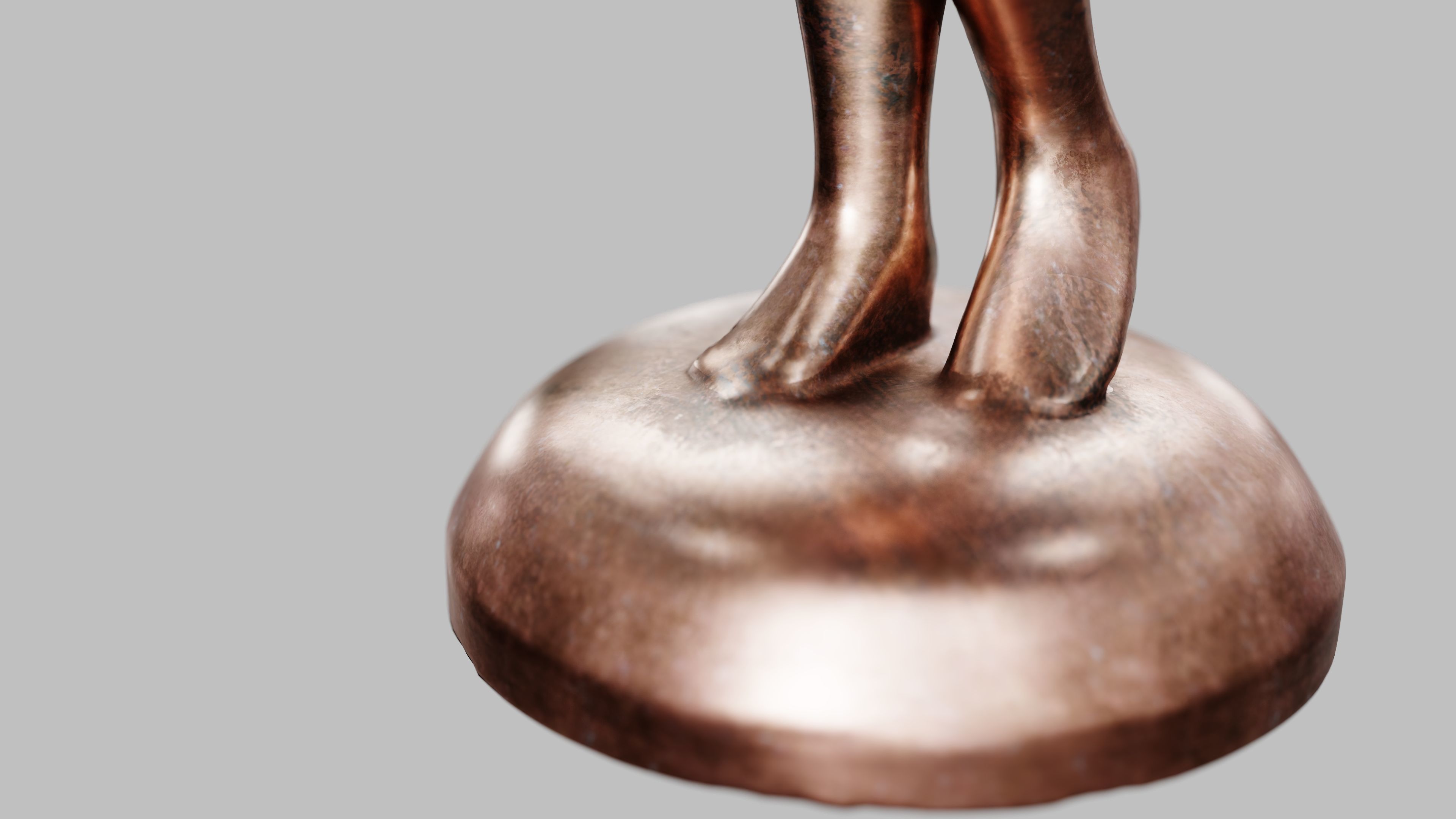 Girl Statuette 3D model_19