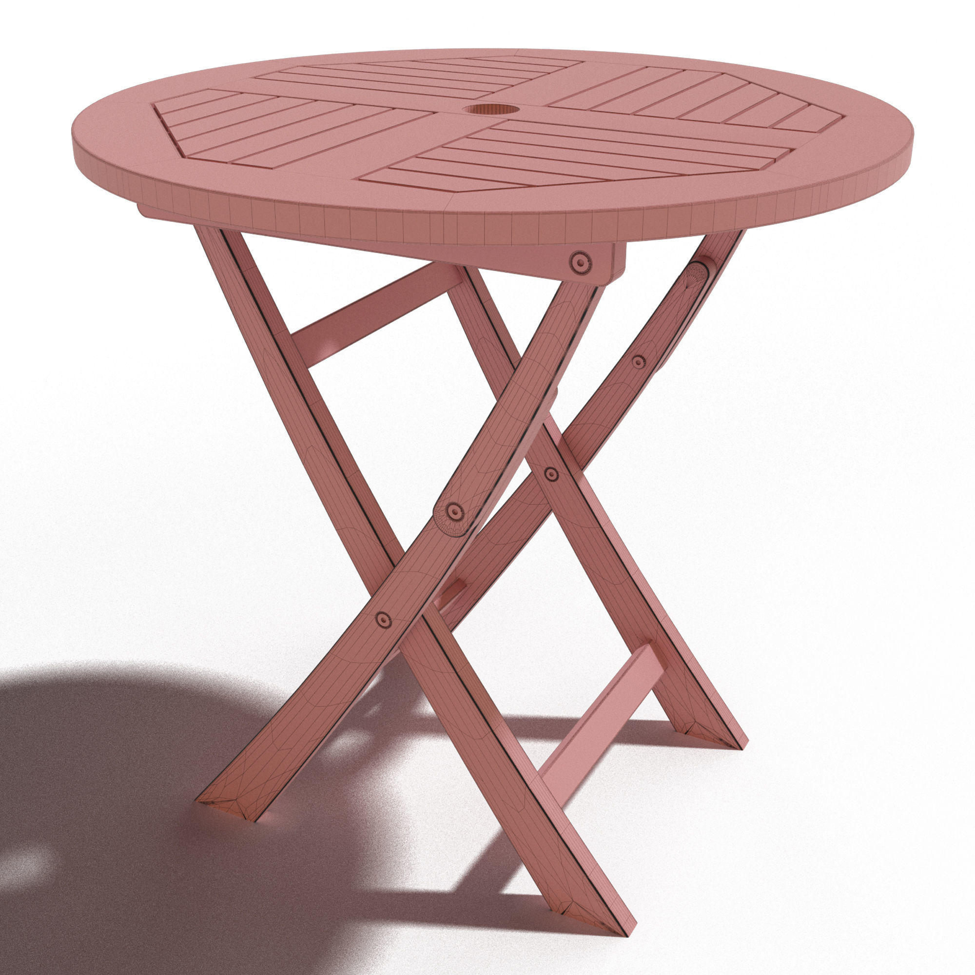 Valencia Bistro Table 3D model_8