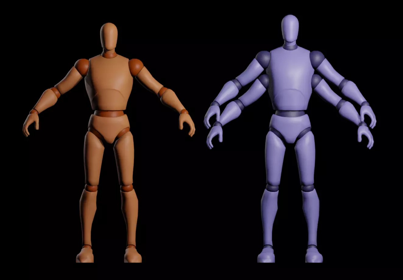 Fortnite Custom Mannequin  Free 3D model_0